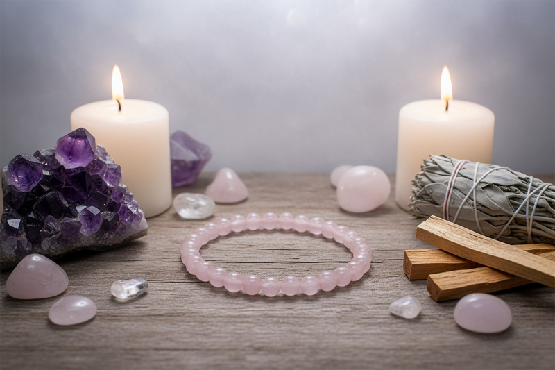 6mm Bracelet Rose Quartz