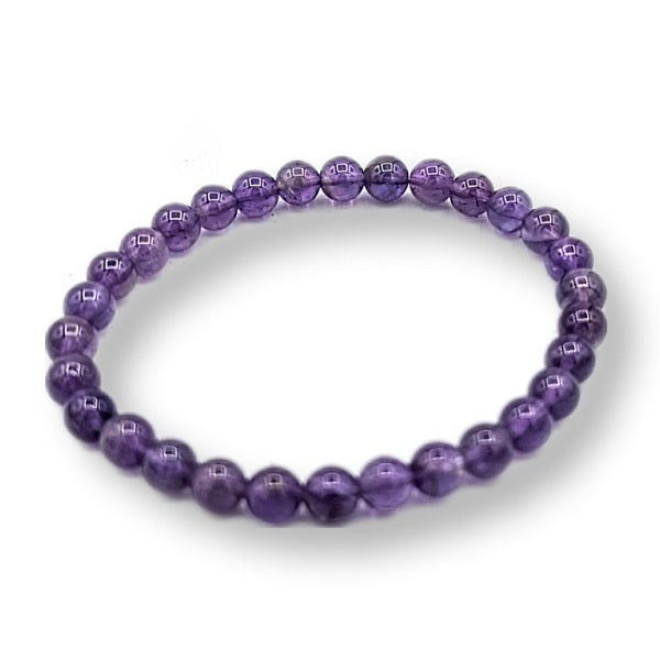 6mm Bracelet Amethyst