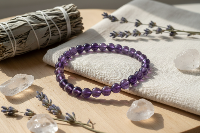 6mm Bracelet Amethyst