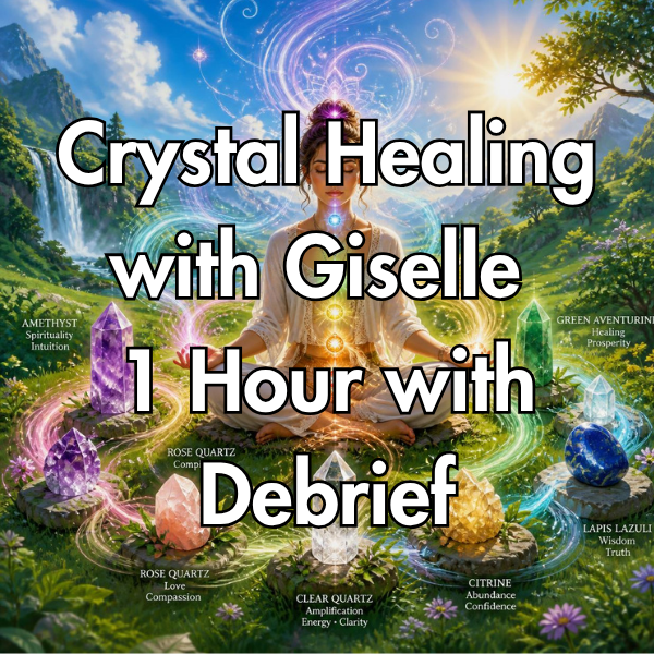 Crystal Healing With Giselle 1 Hour With Debrief