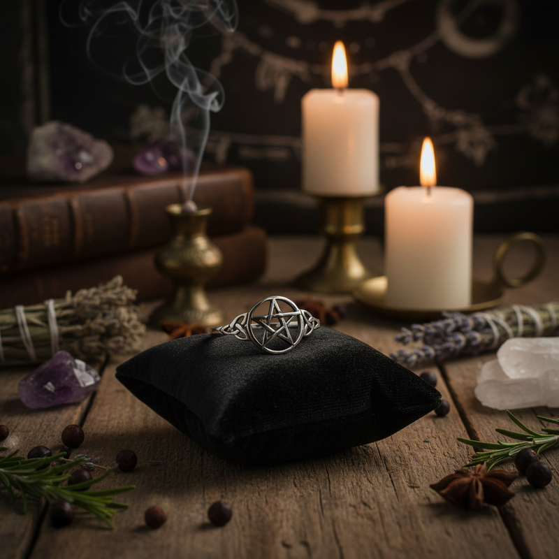 Ring Pentacle Sterling Silver