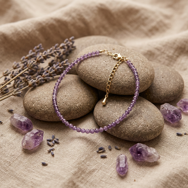 Anklet Amethyst