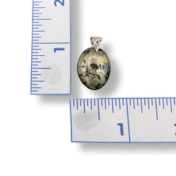 Pendant Healer's Gold with a Sterling Silver Bail