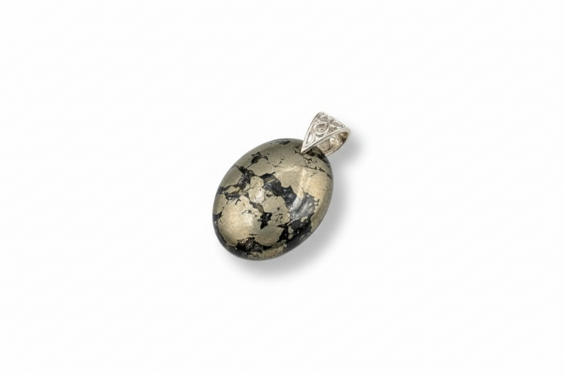 Pendant Healer's Gold with a Sterling Silver Bail