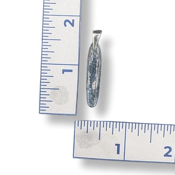 Pendant Blue Kyanite with a Sterling Silver Bail