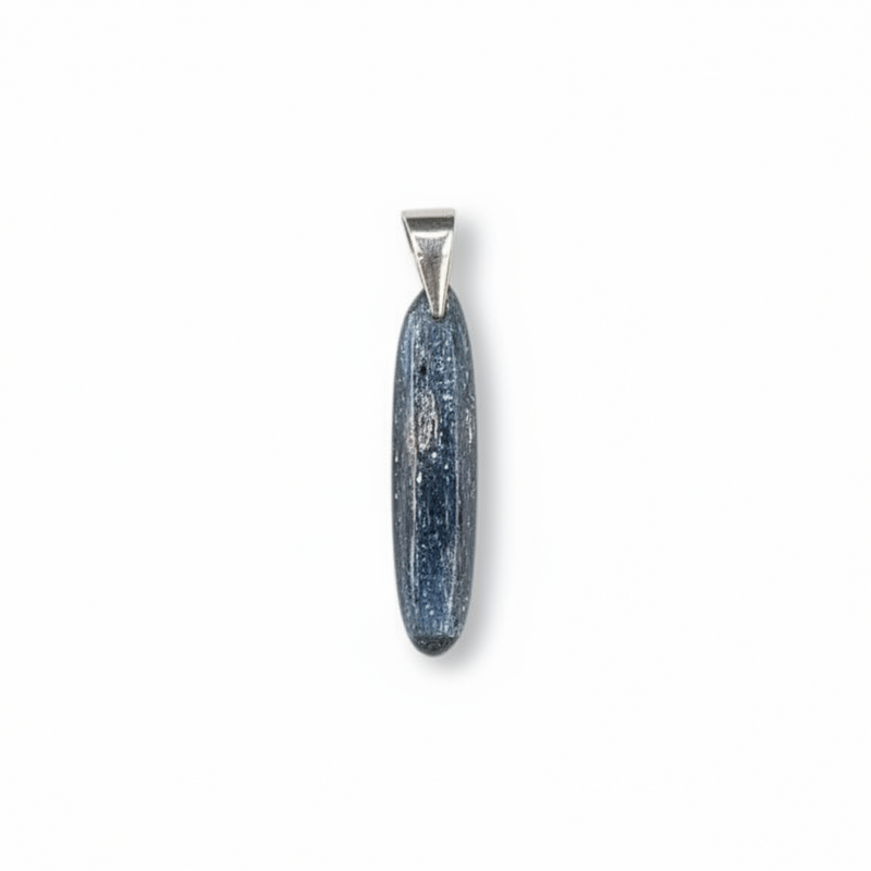 Pendant Blue Kyanite with a Sterling Silver Bail