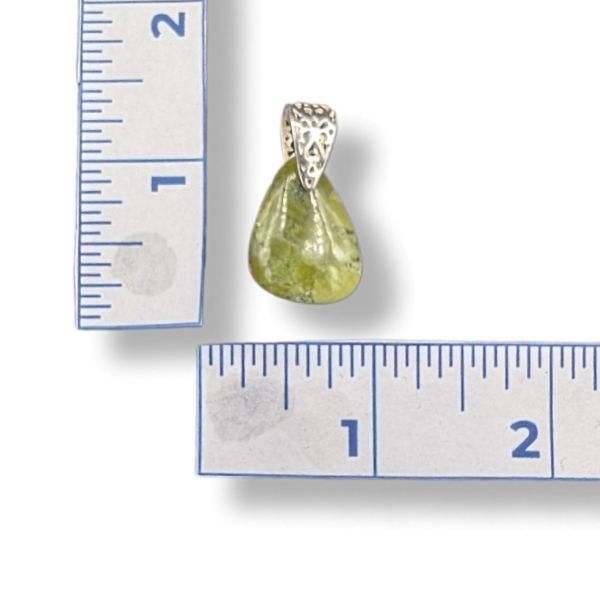Pendant Serpentine with Sterling Silver Bail