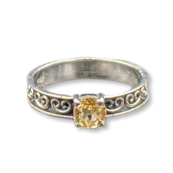 Ring Citrine Sterling Silver