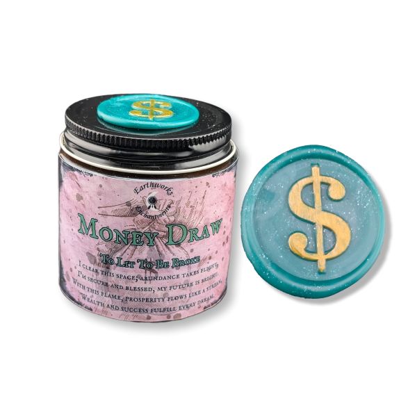 Earthworks Enchantments Money Draw Candle