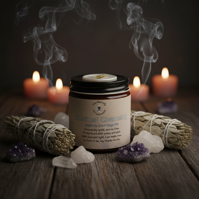 Earthworks Enchantments Candle Spiritual Cleanse