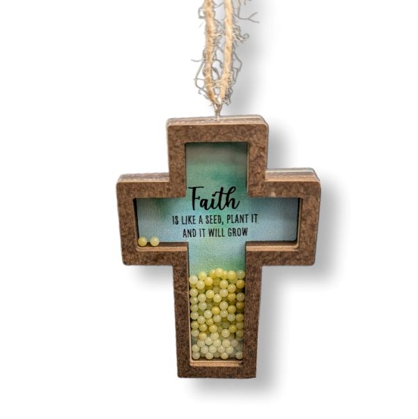Ornament Seeds of Faith Cross