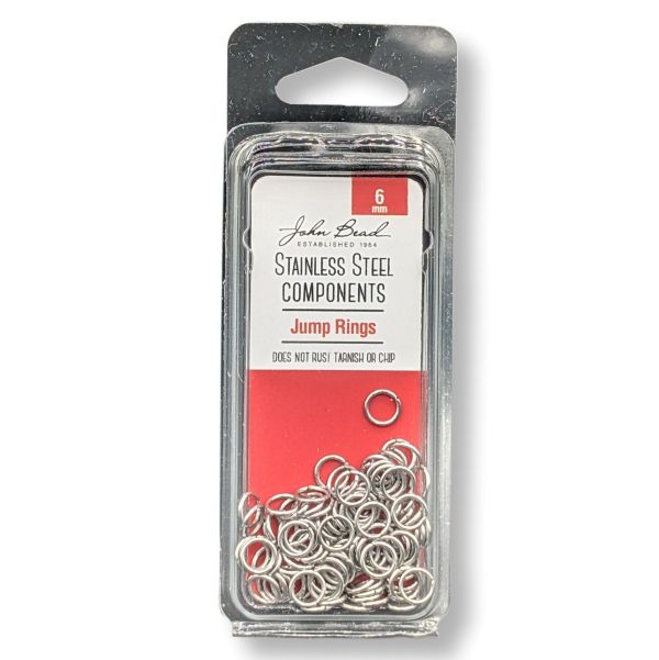 6mm Jump Rings Stainless Steel