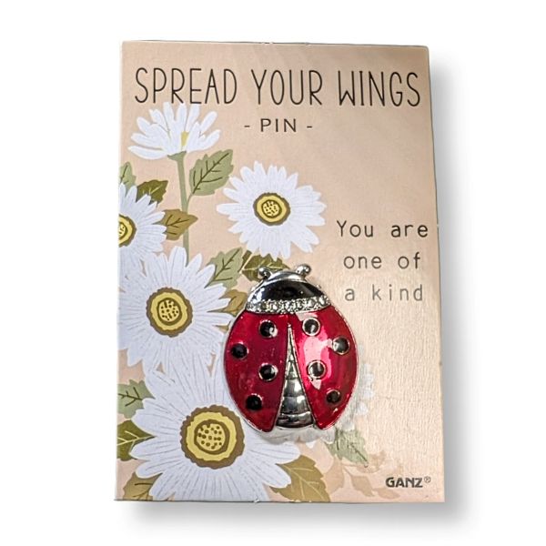 Pin Spread Your Wings Ladybug