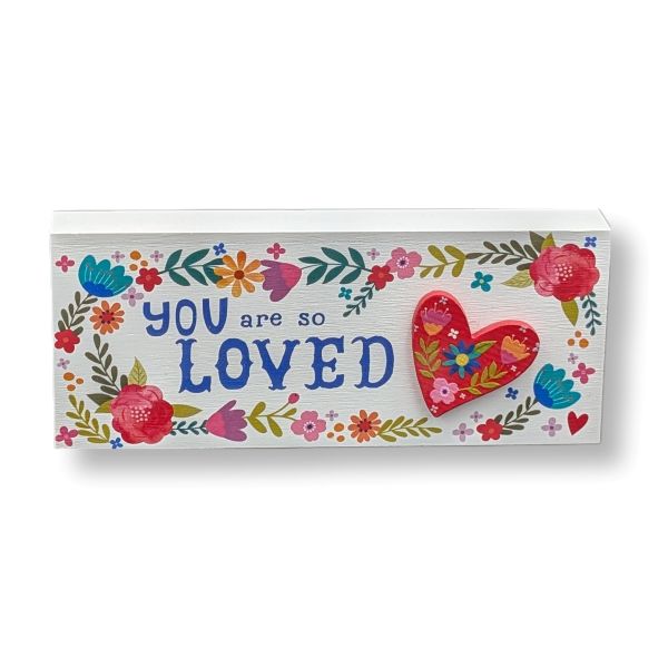 Shelf Sitters Block Heart