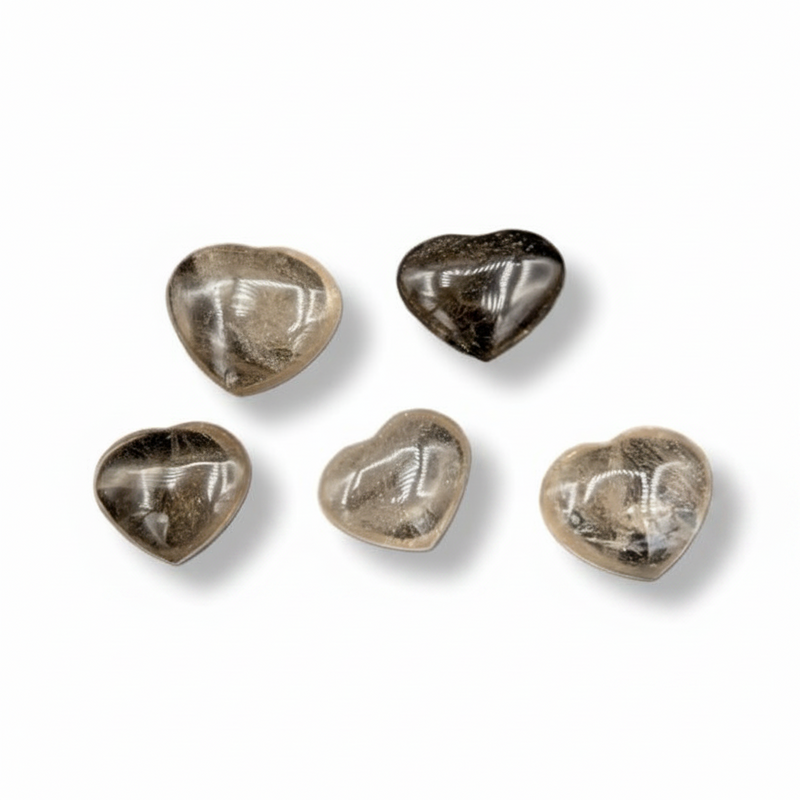 Rocks Smokey Quartz Heart