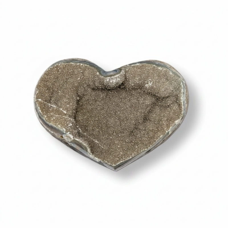 Rocks Black Amethyst Heart 227g Approximate