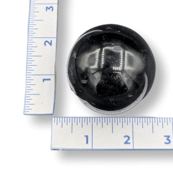 Rocks Black Tourmaline Sphere 232g Approximate