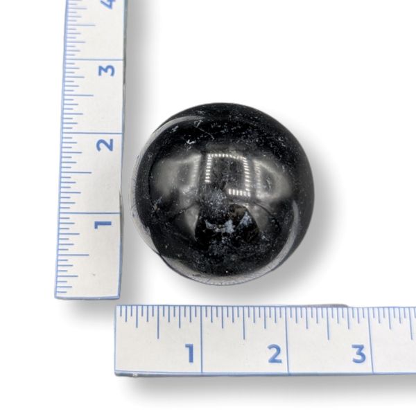 Rocks Black Tourmaline Sphere 204g Approximate