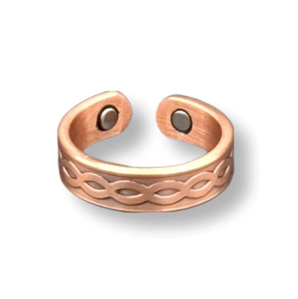 Magnetic Copper Ring Infinity