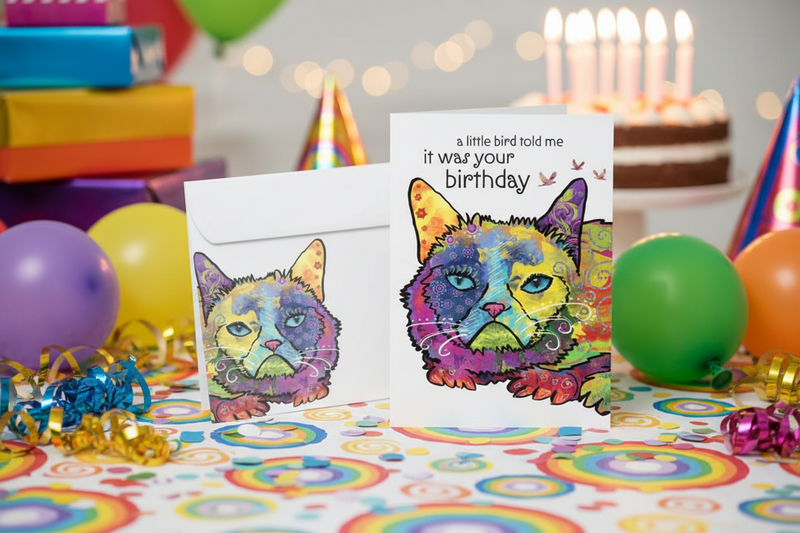 Greeting Card A Little Bird