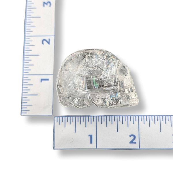 Rocks Quartz Crystal 40mm Skull