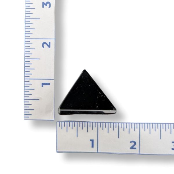 Rocks Black Obsidian 27mm Pyramid
