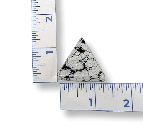 Rocks Snowflake Obsidian 27mm Pyramid