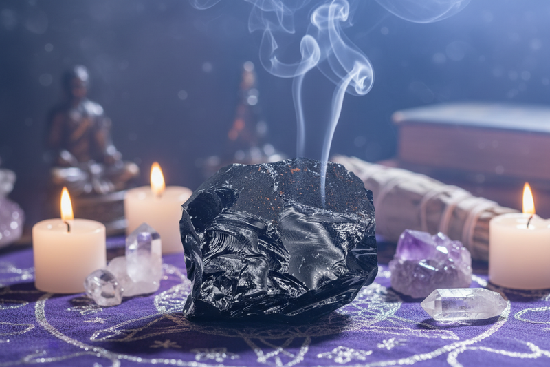 Rocks Black Obsidian Rough