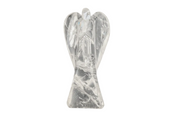 Quartz Cystal angel 50mm with a ruler to show size