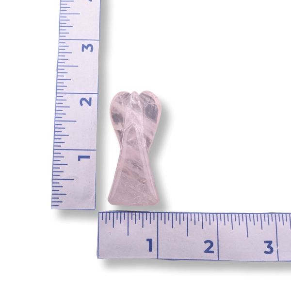Rocks Rose Quartz 50mm Angel
