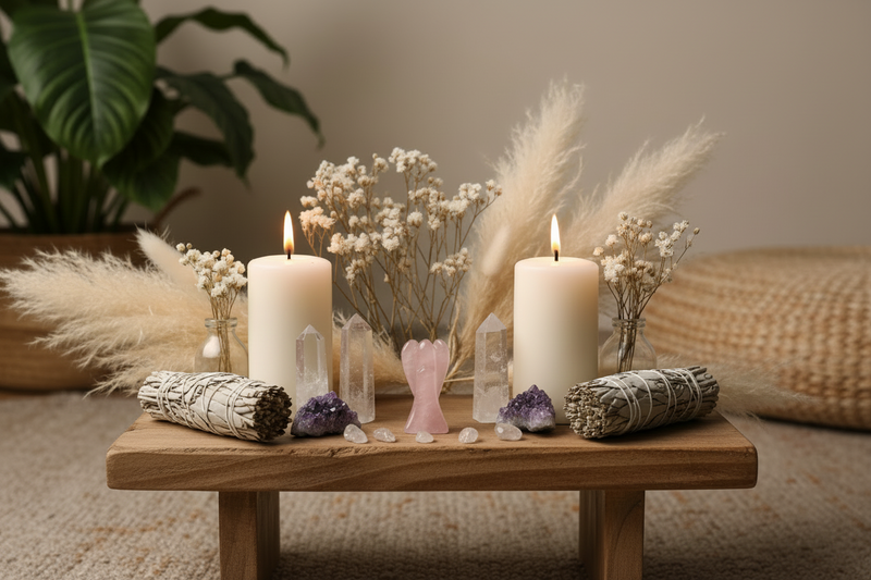 Rocks Rose Quartz 50mm Angel