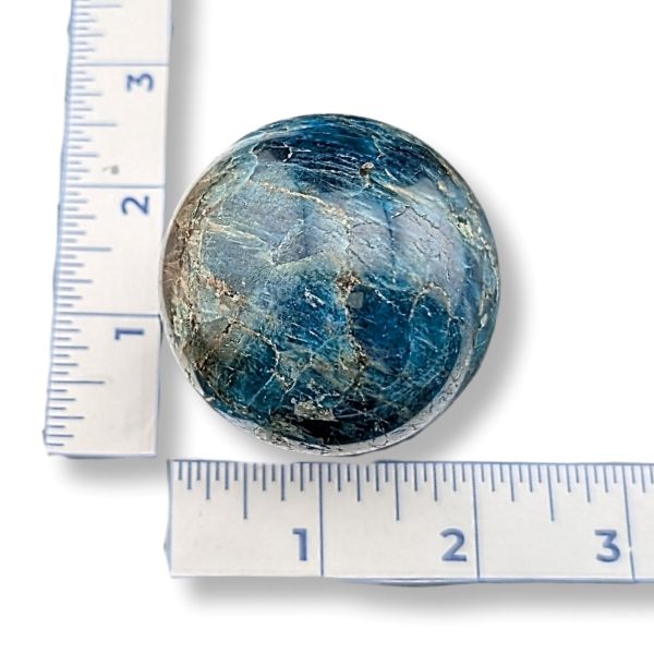 Rocks Blue Apatite Sphere