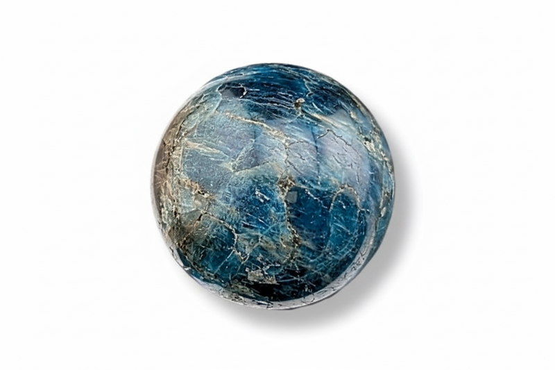 Rocks Blue Apatite Sphere