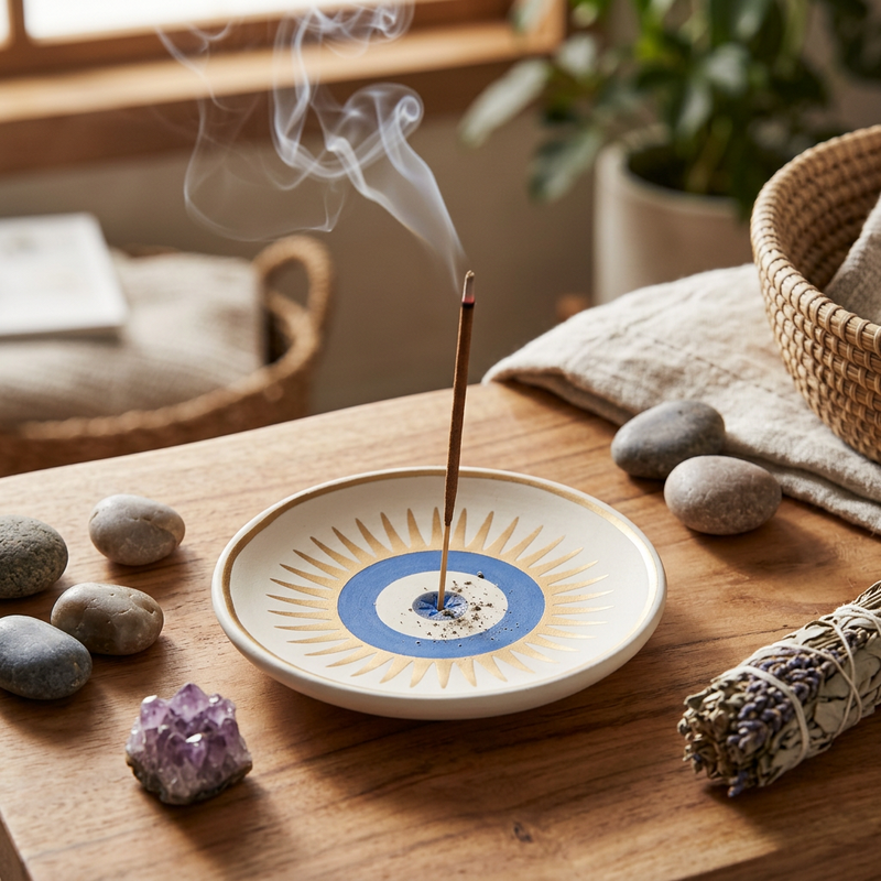 Incense Burner Evil Eye