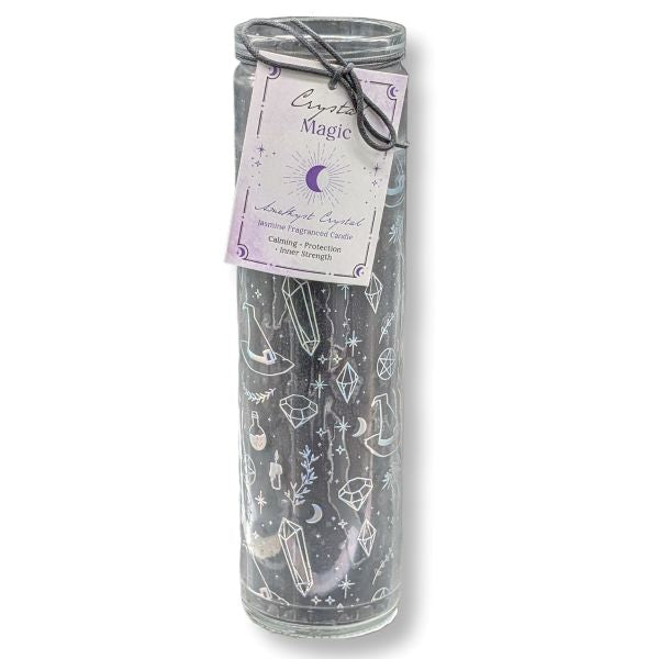 7 Day Crystal Candle Jasmine Amethyst