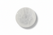 A selenite bowl shown on a clean white background with a soft drop shadow.