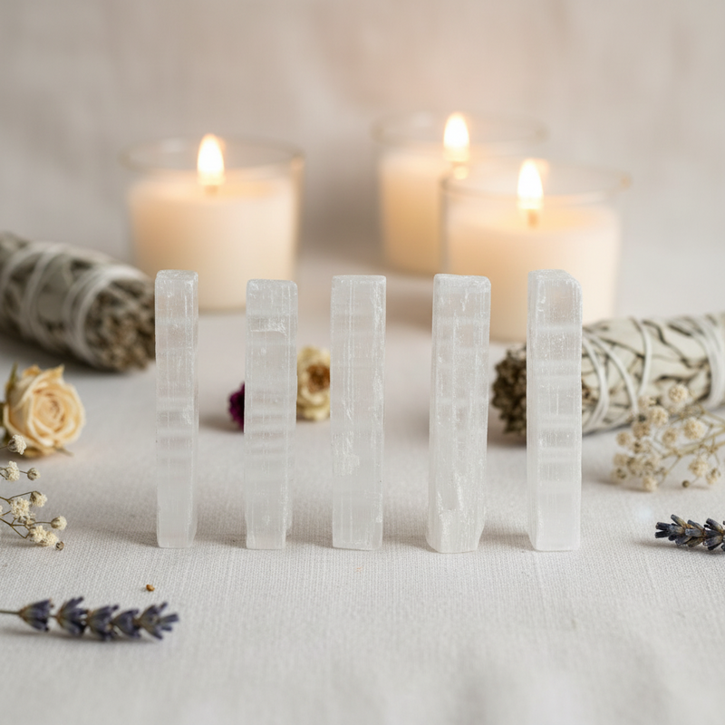 Rocks Selenite Stick