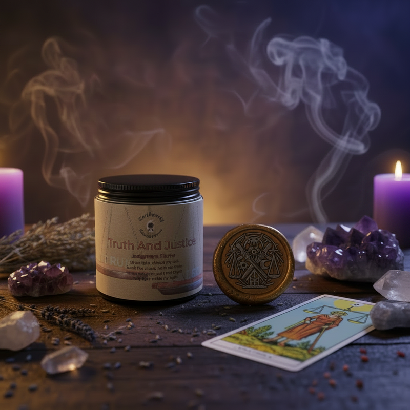 Earthworks Enchantments Candle Truth & Justice