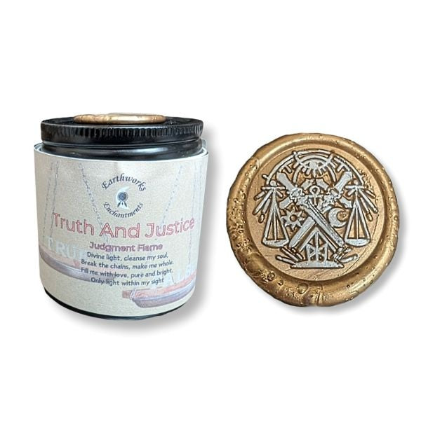 Earthworks Enchantments Candle Truth & Justice