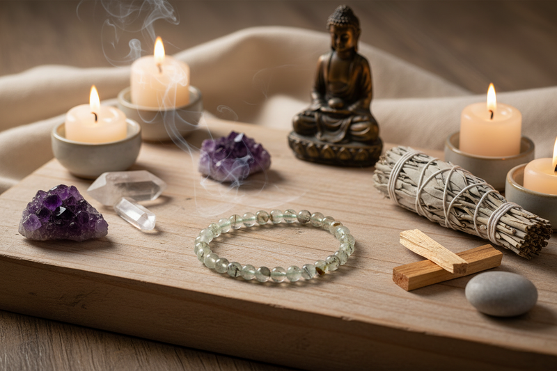 6mm Bracelet Prehnite