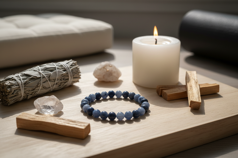 8mm Bracelet Blue Aventurine