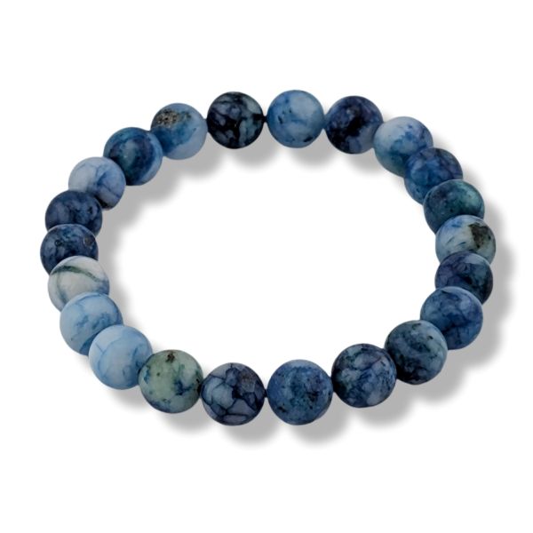 8mm Bracelet Blue Chrysocolla