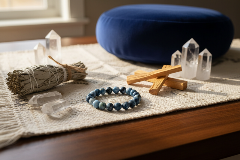 8mm Bracelet Blue Chrysocolla