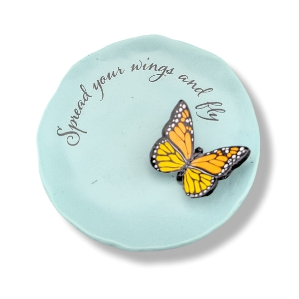 Trinket Dish Monarch Butterfly