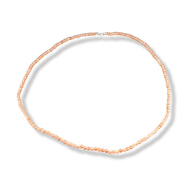 3mm Necklace Sunstone