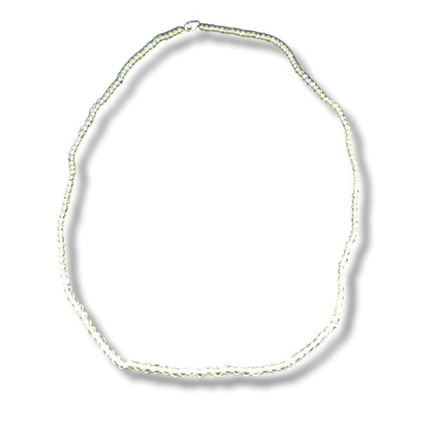 3mm Necklace Prehnite