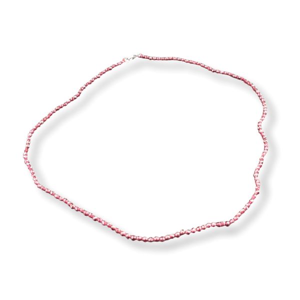 3mm Necklace Garnet