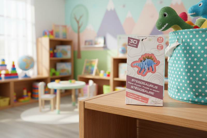 3D Puzzle Stegosaurus