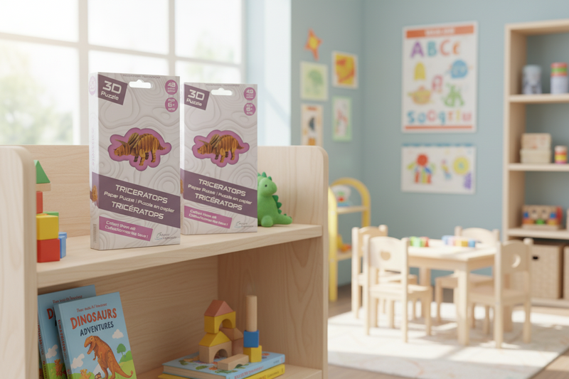 3D Puzzle Triceratops