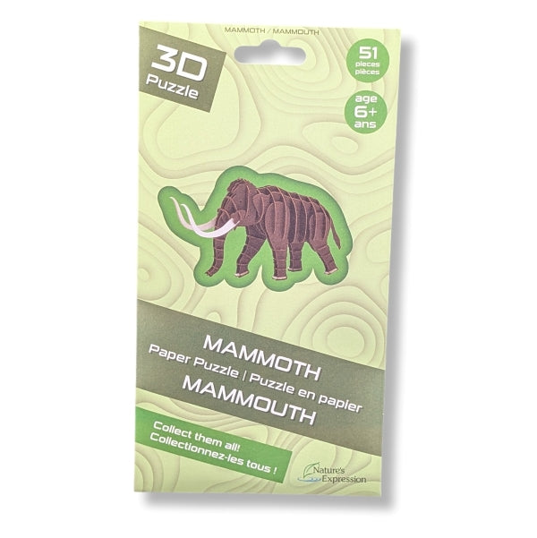 3D Puzzle Mammoth
